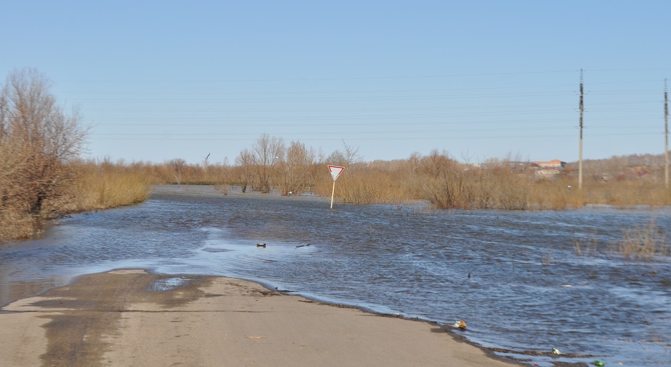 Уровень воды в Есиле поднялся на 9 метров