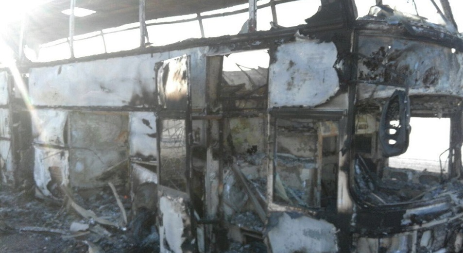 Сгоревший автобус не имел лицензии на перевозки