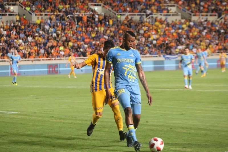 «Астана» проиграла кипрскому АПОЭЛу в матче плей-офф Лиги Европы 