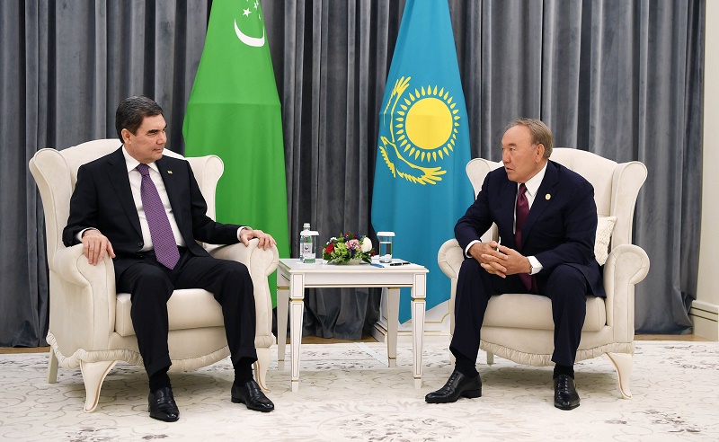 Нурсултан Назарбаев встретился с Президентом Туркменистана Гурбангулы Бердымухамедовым