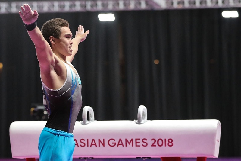 Мужская команда по спортивной гимнастике квалифицировалась в финал Азиады-2018