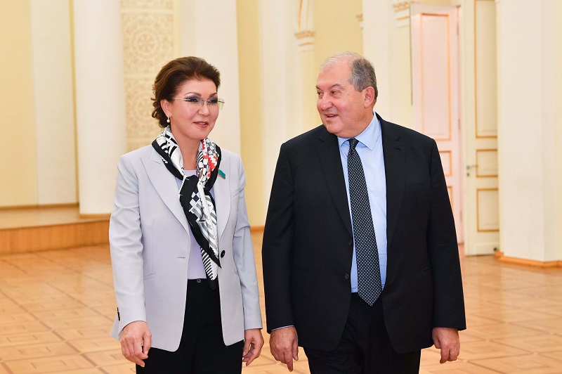 Дарига Назарбаева и Армен Саркисян договорились о новых направлениях сотрудничества между странами