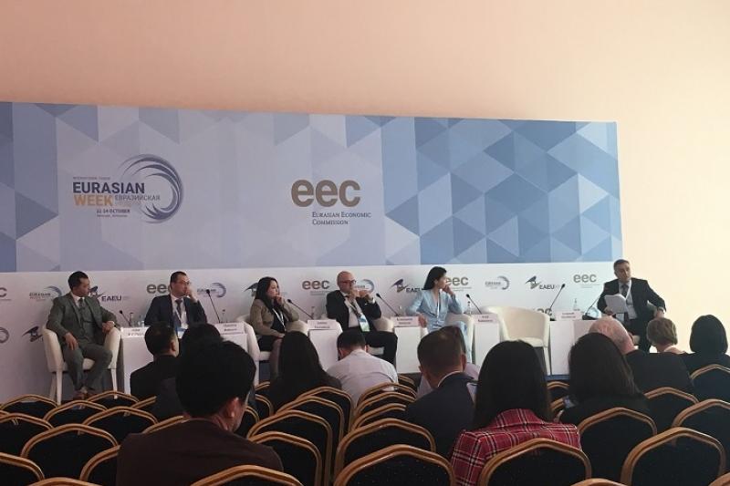 Возможности МФЦА представили на Евразийской неделе в Ереване