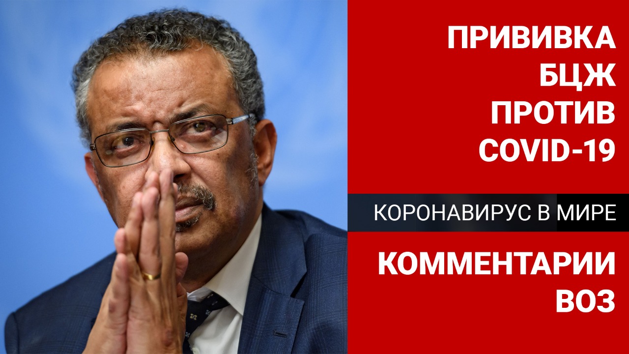 Прививка БЦЖ против COVID-19 – комментарии ВОЗ. «Коронавирус в мире»