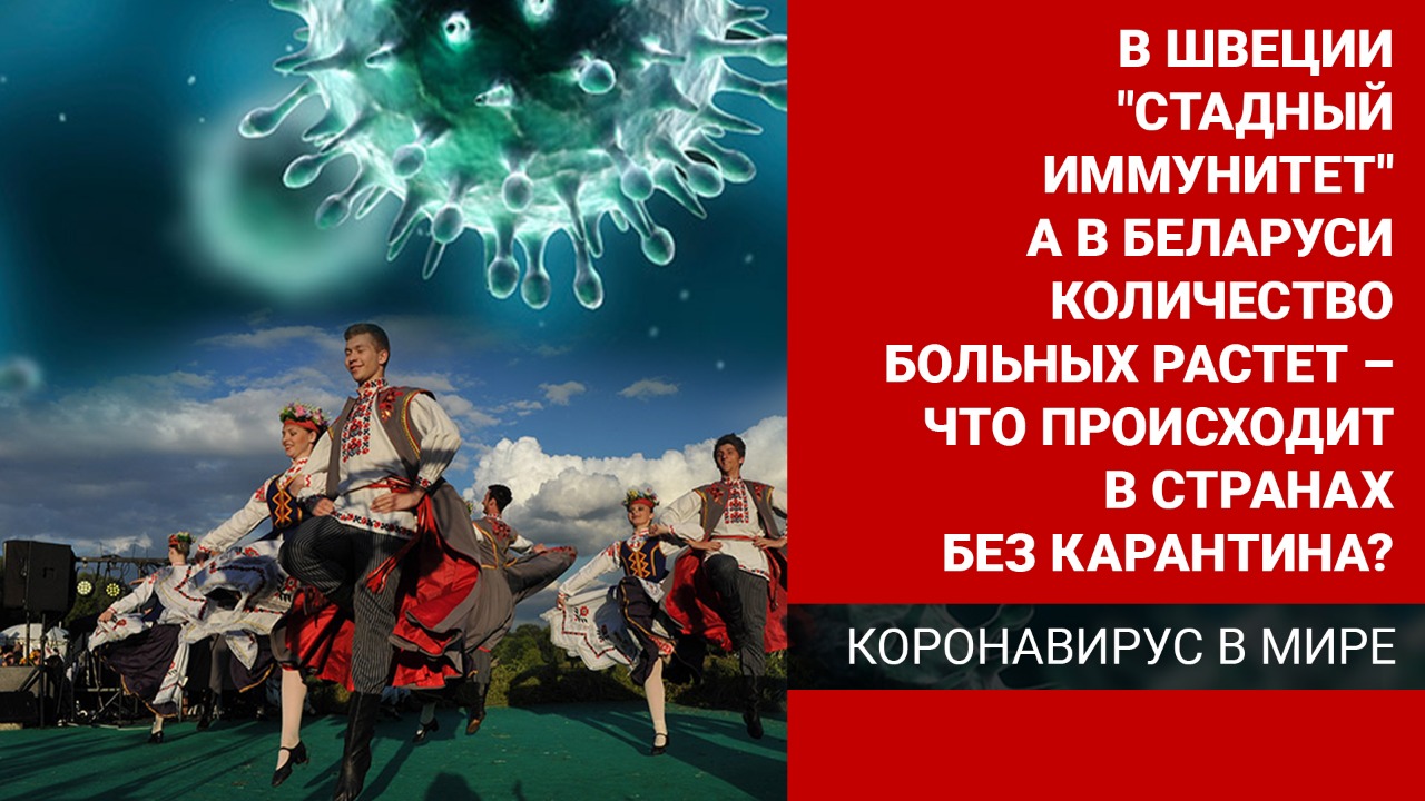 В Швеции  «стадный иммунитет», а в Беларуси  количество больных растет – что происходит в странах без карантина?