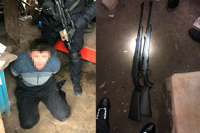 Двое мужчин с оружием задержаны в центре Алматы