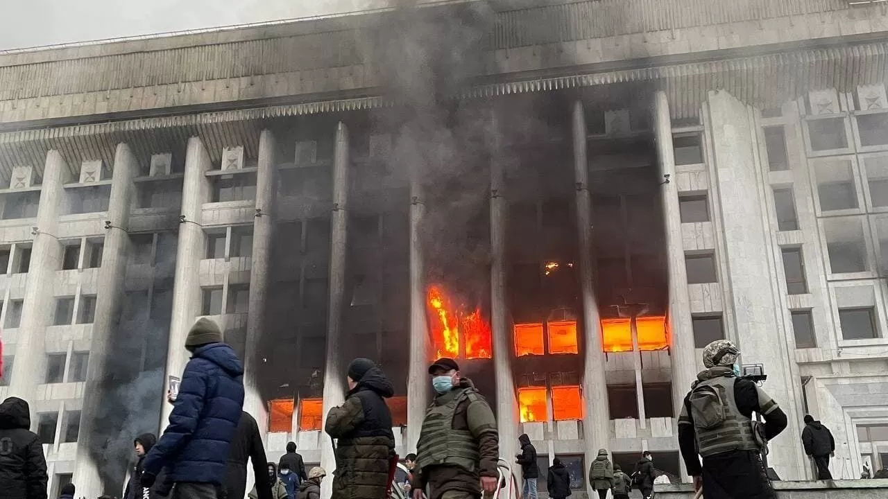 Как сейчас выглядит акимат Алматы. Видео изнутри