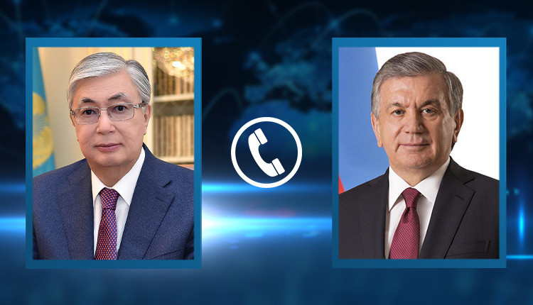 О чем говорил по телефону президент РК с президентом Узбекистана 