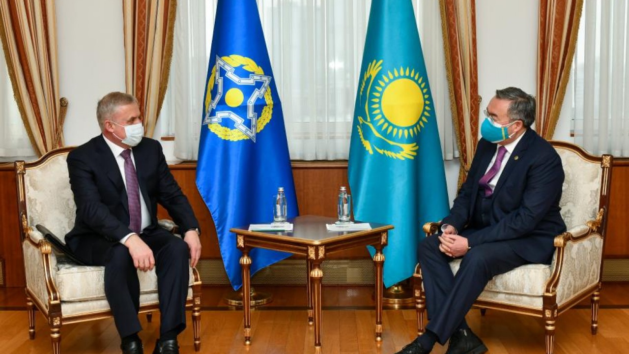Қазақстан СІМ басшысы ҰҚШҰ Бас хатшысымен кездесті