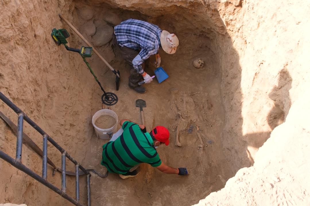 Захоронение воина-сака нашли археологи в Алматы