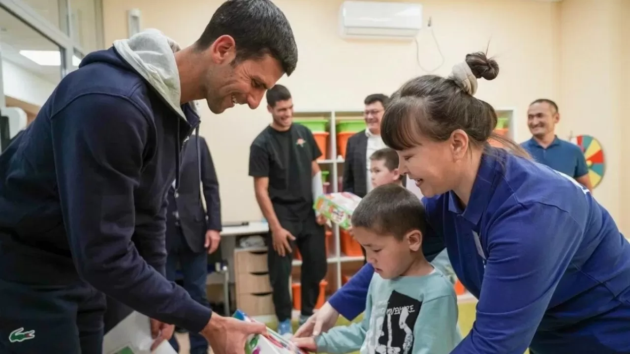 Новак Джокович Астанаға келді