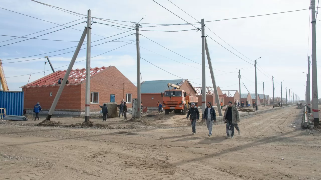 Өрттен зардап шеккендерге салынған үйлер жақында тапсырылады
