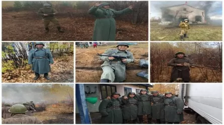 В военной драме сыграли сотрудники ДУИС по СКО