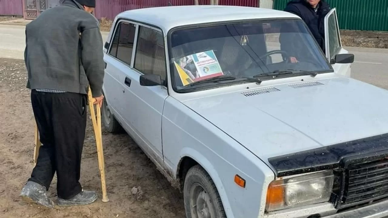 Бесплатно возят на выборы пенсионеров в Кызылординской области