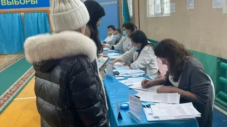 В области Абай уже проголосовали  69,32% избирателей