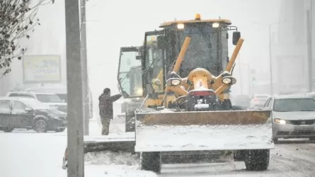 За ночь в Астане грузовики совершили 500 рейсов по вывозу снега
