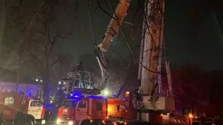 Алматыда мейрамхана өртенді