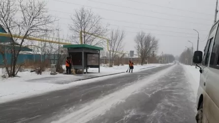 Алматы завалило снегом: на уборку вышло более тысячи человек