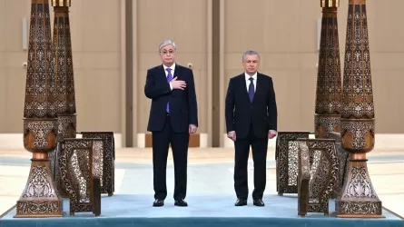 В Ташкенте прошла официальная церемония встречи Токаева