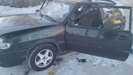 "Не нужна мне такая машина!" Житель Костаная разбил свое авто