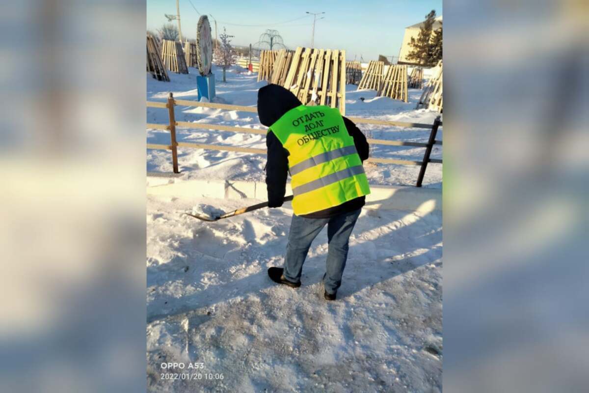 400 часов общественных работ получил иностранный гражданин за ​кражу в Акмолинской области