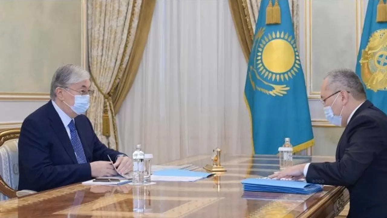 О чем глава государства говорил с председателем агентства по финансовому мониторингу  