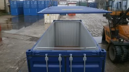В Казахстане впервые организована перевозка угольного кокса в контейнерах типа open top 