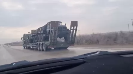 Военную технику на трассе Капшагай – Алматы прокомментировали в минобороны