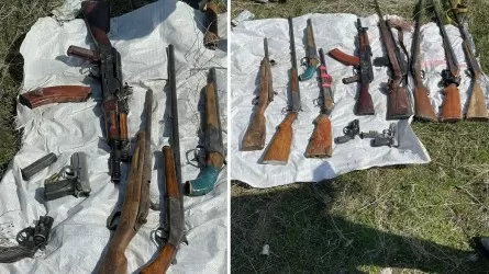Алматыда 78 атыс қаруы жасырылған орын анықталды
