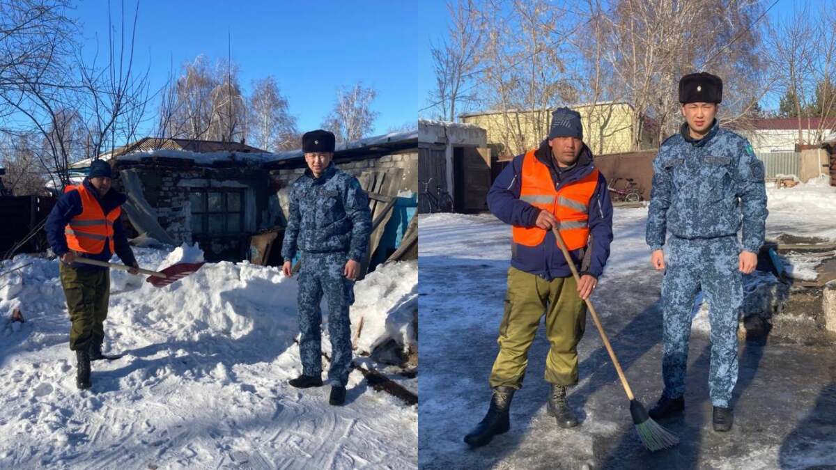 Осужденные благоустраивают село в СКО