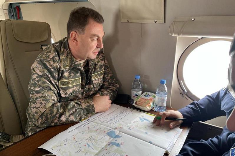 Юрий Ильин Ақмола облысындағы су тасқыны қаупі бар учаскелерді аралады  