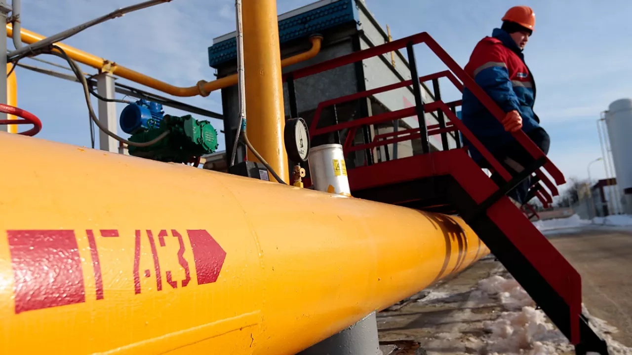 Заявка на транзит российского газа через территорию Украины минимальна с середины февраля