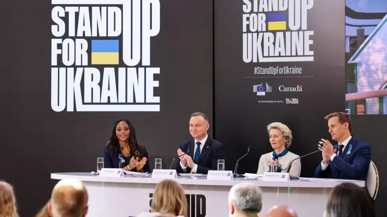 Акция Stand Up for Ukraine собрала 10 млрд евро для помощи украинцам 