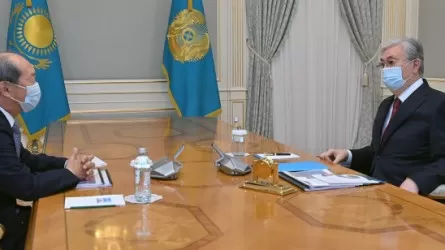 Касым-Жомарт Токаев принял президента Назарбаев Университета Шигео Катсу