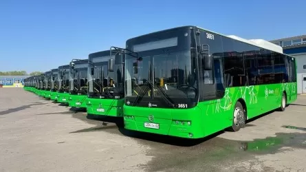 Еще один маршрут в Алматы пополнился новыми автобусами