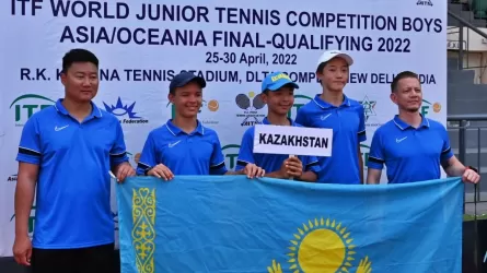 Юношеская сборная Казахстана по теннису впервые пробилась на чемпионат мира