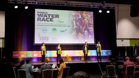 Студенты и школьники Казахстана предлагают инновационные решения проблем, связанных с доступом к чистой воде и санитарии, в рамках специального конкурса KAZAKHSTAN WATER RACE