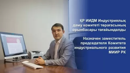 Назначен зампредседателя комитета индустриального развития МИИР РК