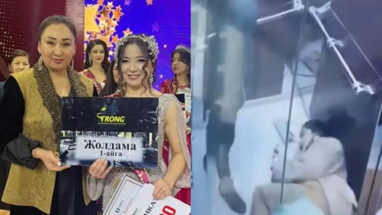 Сын члена партии Amanat избил девушку в лифте и попал на видео