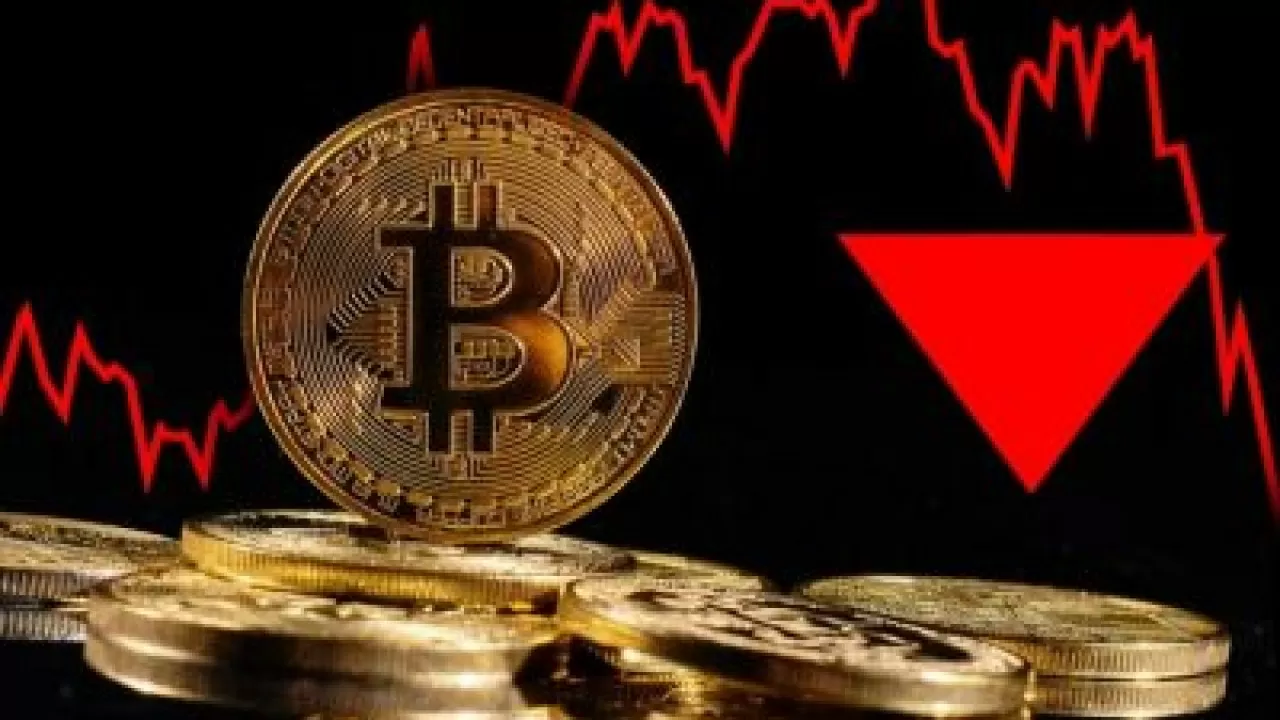 Курс Bitcoin рухнул почти на 20% за неделю