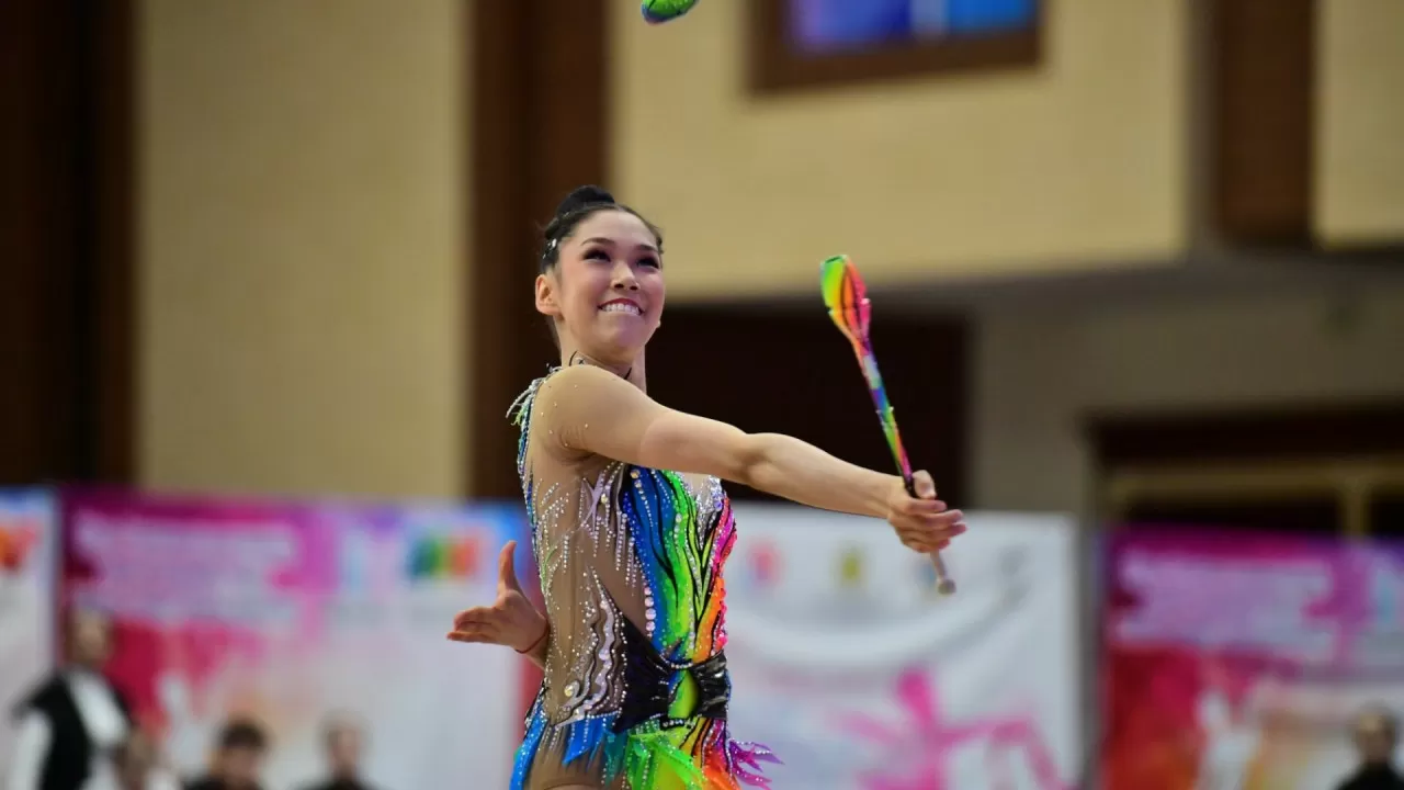 Эльжана Таниева стала чемпионкой Казахстана по художественной гимнастике