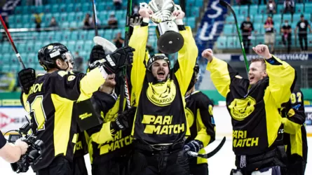"Сарыарка" в третий раз стала чемпионом Казахстана по хоккею