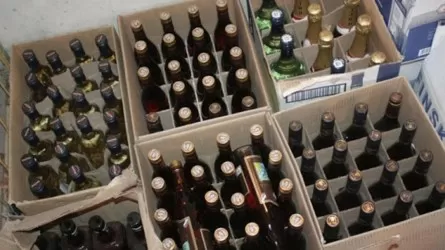 Өскеменде 50 мыңға жуық бөтелке алкоголь өнімі заңсыз сақталған