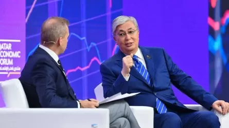 IN CONVERSATION WITH PRESIDENT TOKAYEV. ГЛАВНОЕ