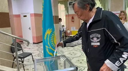 Олжас Сулейменов проголосовал на референдуме
