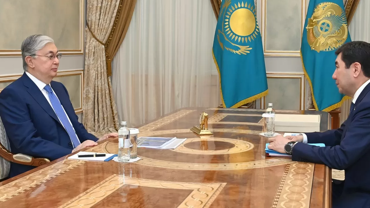 Ерлан Қошанов Президентке есеп берді
