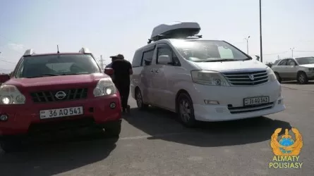 Машины-двойники из Армении разъезжали по Алматы