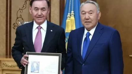 Нұрсұлтан Назарбаев Махмұд Қасымбековты 70 жас мерейтойымен құттықтады