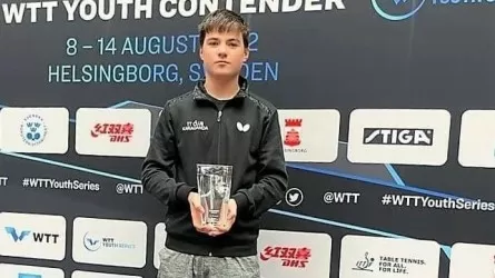 Юный карагандинец стал чемпионом международного турнира по настольному теннису
