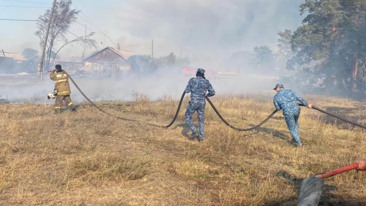 Хронология пожара в Костанайской области